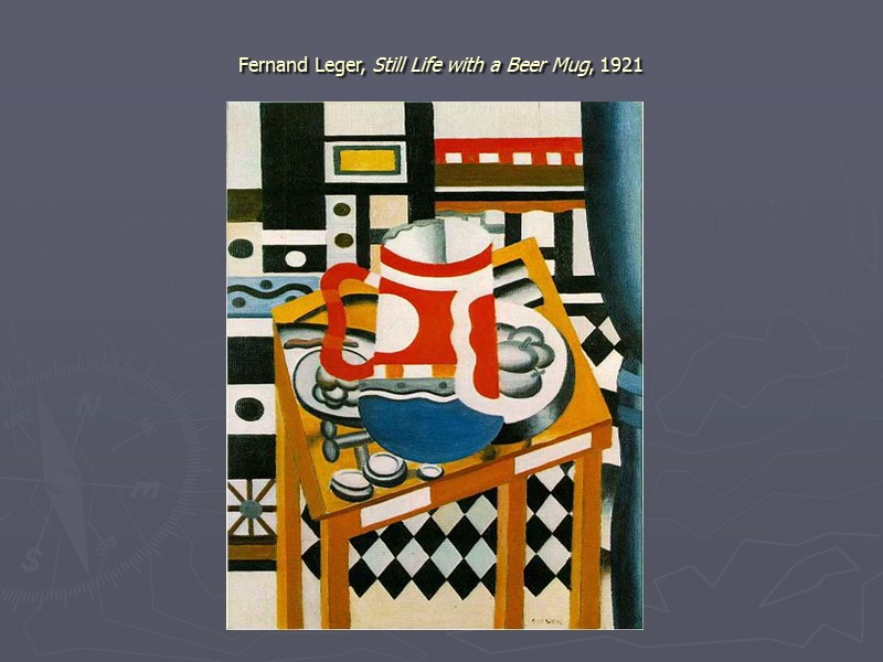 Fernand Leger, Still Life with a Beer Mug, 1921